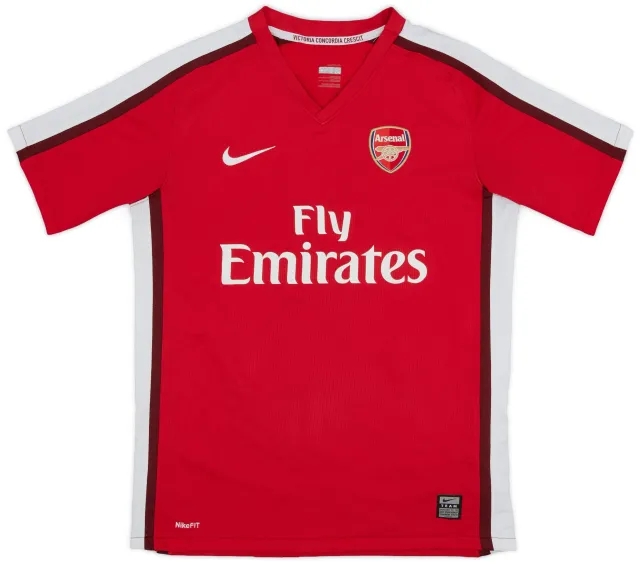 Nike 2008-10 Arsenal Home Shirt - 8/10 - (L.Boys)