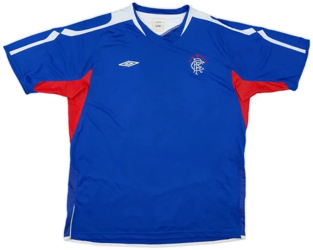 2007-08 Rangers Umbro Training Shirt - 8/10 - (L)