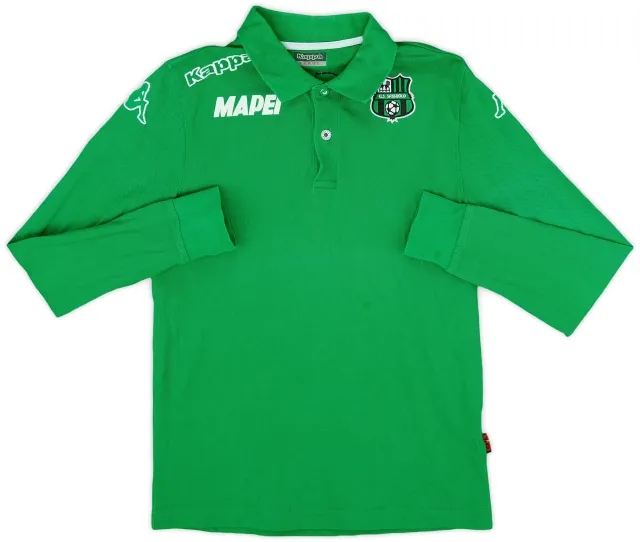 2016-17 Sassuolo Kappa Polo L/S Shirt - 8/10 - (L)