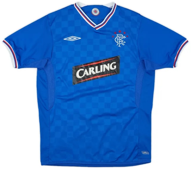Umbro 2009-10 Rangers Home Shirt - 6/10 - (M)