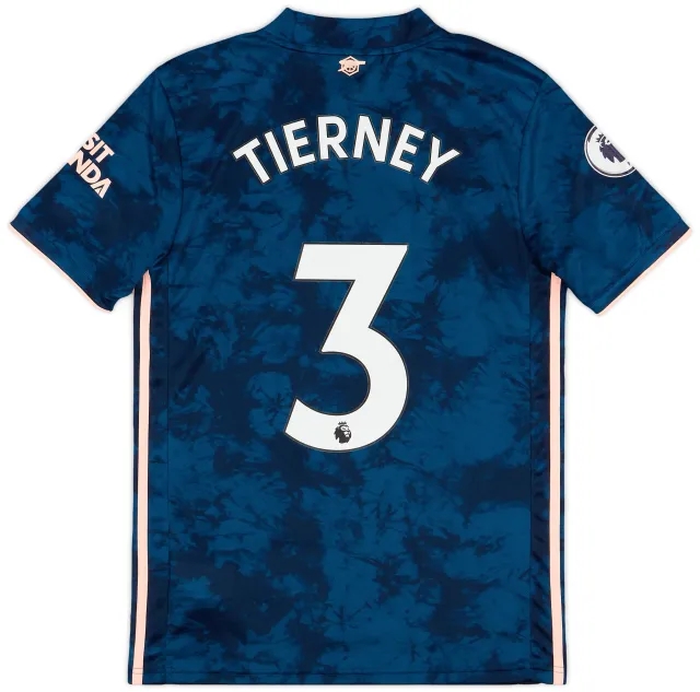 adidas 2020-21 Arsenal Third Shirt Tierney #3 - 8/10 - (S)