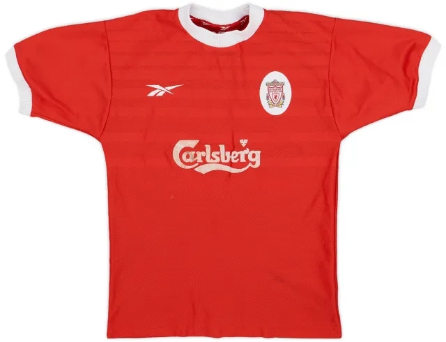 Reebok 1998-00 Liverpool Home Shirt - 5/10 - (Y)