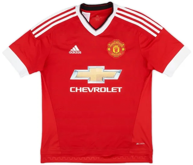 adidas 2015-16 Manchester United Home Shirt - 8/10 - (XL.Boys)