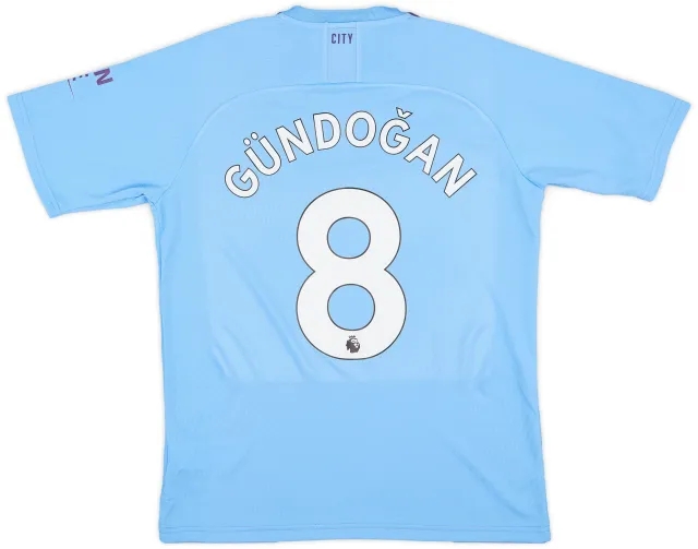 Puma 2019-20 Manchester City Home Shirt Gundogan #8 (M)