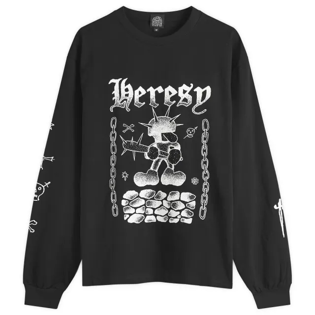 Heresy Fightin' Longsleeve T-Shirt Black