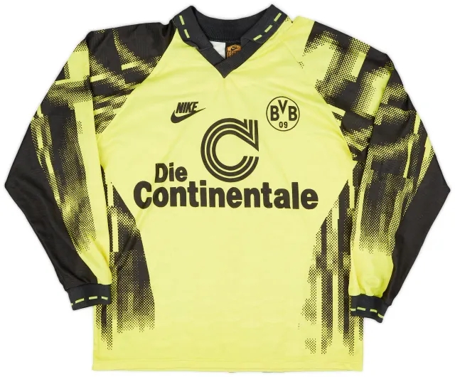Nike 1992-93 Borussia Dortmund Home L/S Shirt - 8/10 - (M)