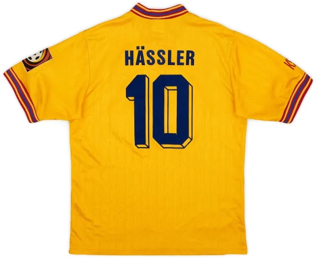 adidas 1996-97 Karlsruhe Third Shirt Hassler #10 - 7/10 - (XL.Boys)