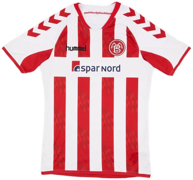 Hummel 2016-17 Aalborg Home Shirt - 7/10 - (XL.Boys)