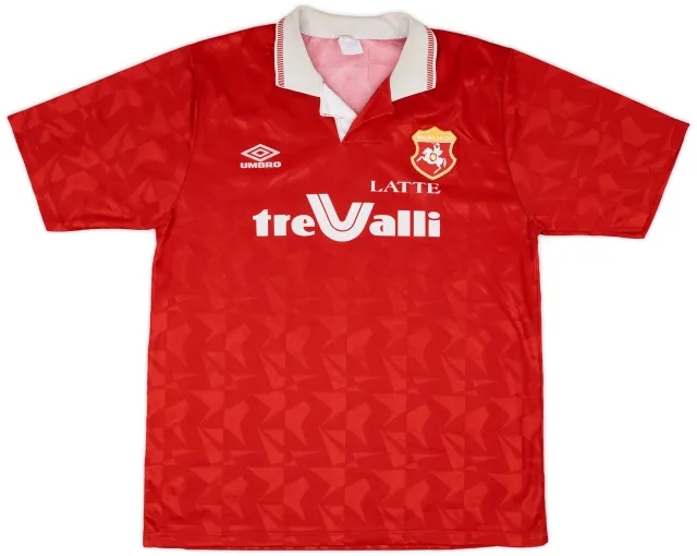 Umbro 1992-93 Ancona Home Shirt - 4/10 - (XL)
