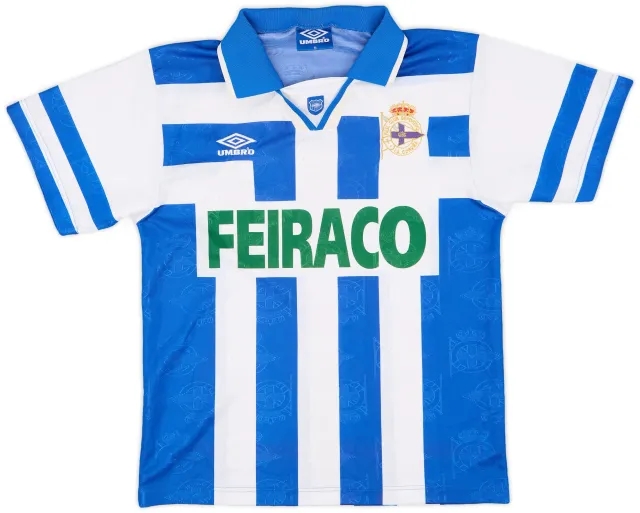 Umbro 1994-97 Deportivo Home Shirt - 9/10 - (M)
