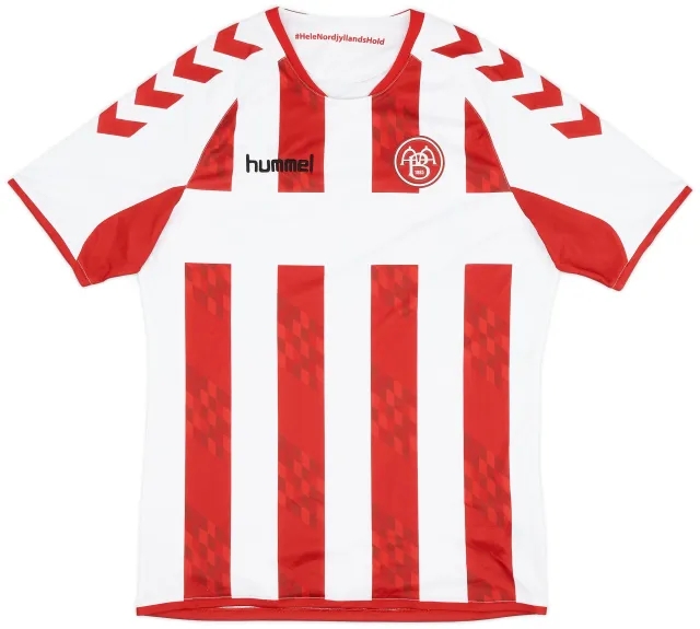 Hummel 2016-17 Aalborg Home Shirt - 9/10 - (L)