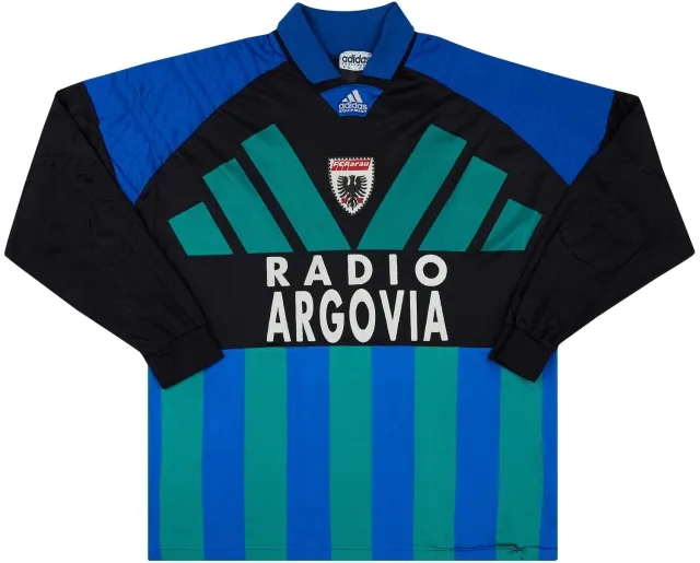 adidas 1992-94 FC Aarau Match Issue GK Shirt #1