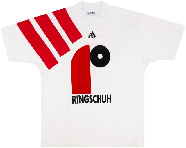 1992-94 adidas Template Shirt #4 - 6/10 - (XL)