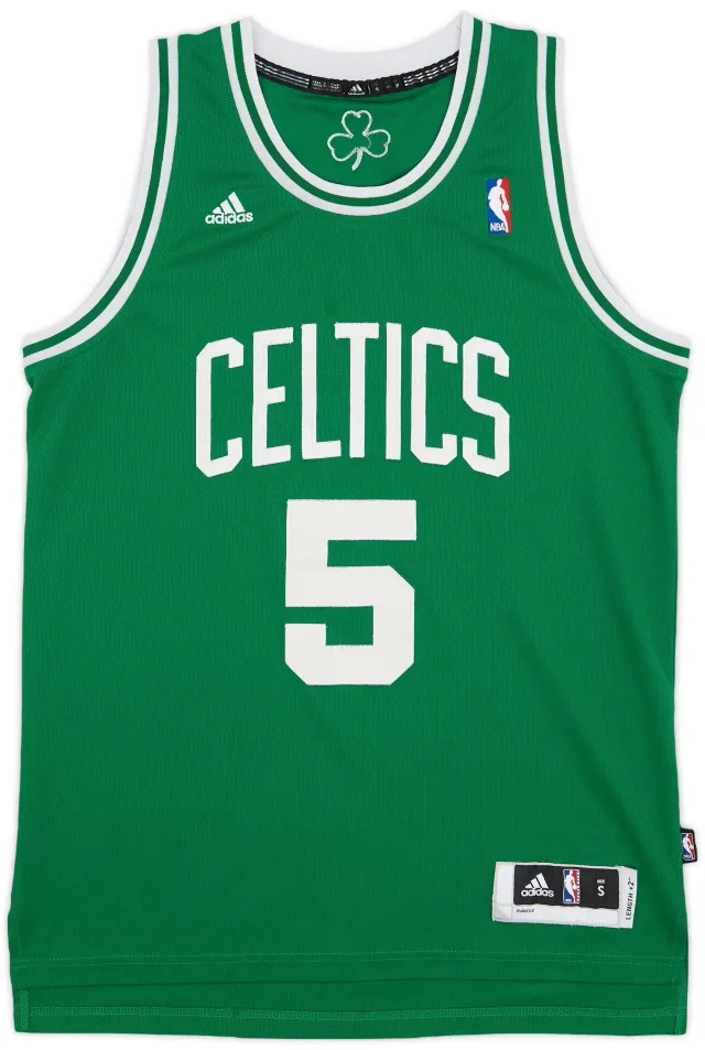 2010-13 Boston Celtics Garnett #5 adidas Swingman Away Jersey - 6/10 - (S)