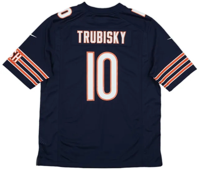 2017-20 Chicago Bears Trubisky #10 Nike Game Home Jersey - 10/10 - (L)