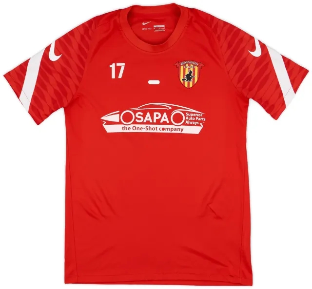 2021-22 Benevento Nike Player Issue Training Shirt #17 - 9/10 - (M)