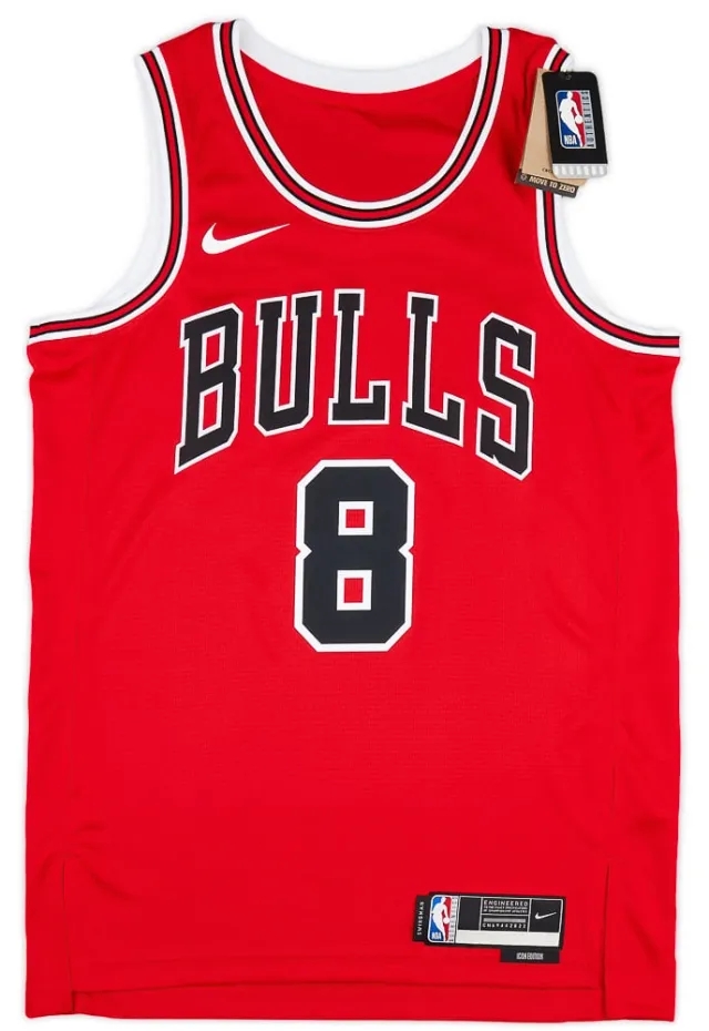 2017-24 Chicago Bulls Lavine #8 Nike Swingman Away Jersey (M)