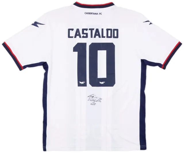 Kappa 2019-20 Casertana Away Shirt Castaldo #10 - 8/10 - (XL)