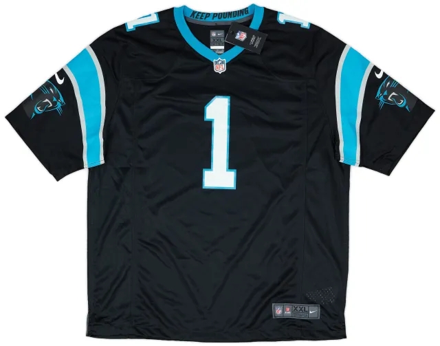 2021 Carolina Panthers Newton #1 Nike Game Home Jersey (XXL)