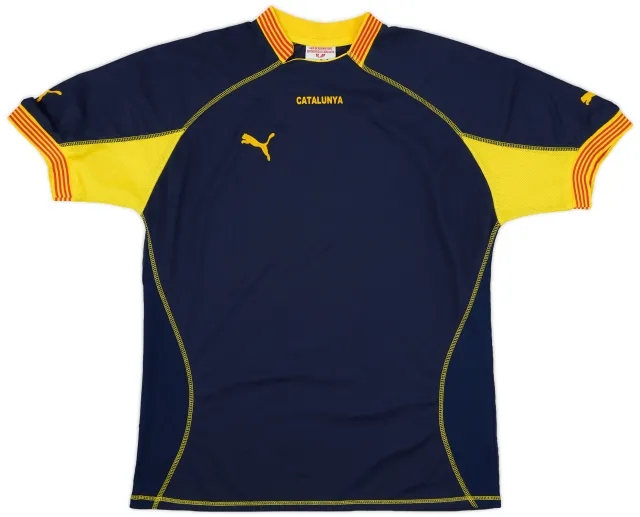 Puma 2004-07 Catalunya Home Shirt - 8/10 - (XL)