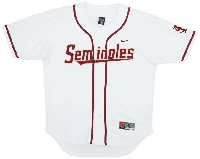 2002 Florida State Seminoles Nike Home Jersey - 7/10 - (L)