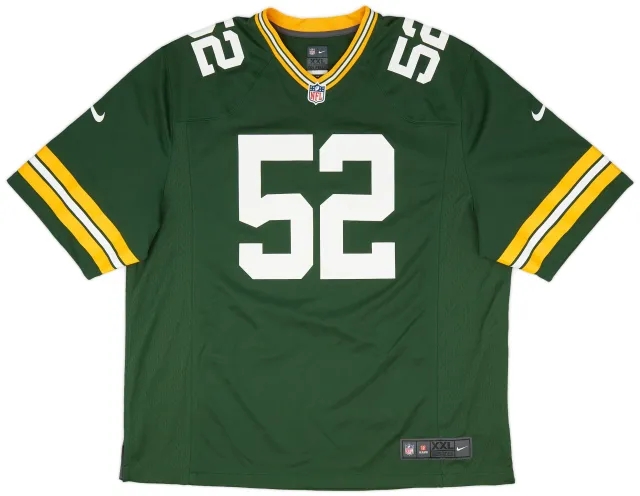 2012-18 Green Bay Packers Matthews #52 Nike Game Home Jersey (Excellent) XXL