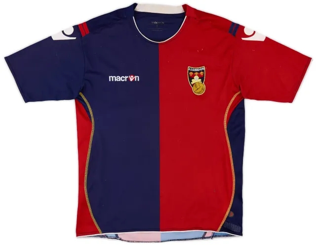 Macron 2000s Gubbio Home Shirt - 7/10 - (L)