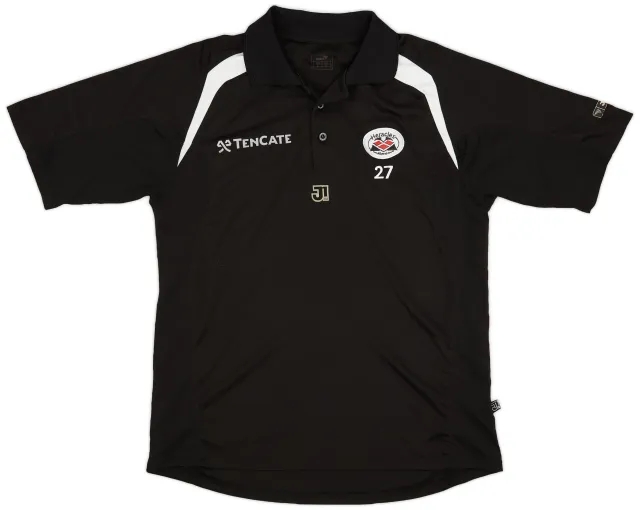 2000s Heracles Jako Player Issue Polo Shirt #27 - 8/10 - (L)