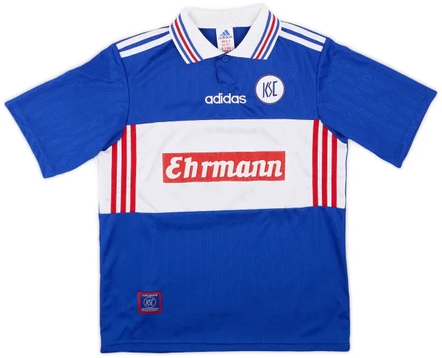 adidas 1997-98 Karlsruhe Away Shirt - 9/10 - (XL.Boys)