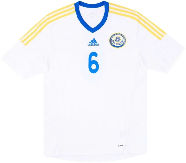 adidas 2014-15 Kazakhstan Third Shirt #6 - 7/10 - (M)