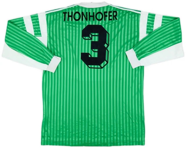 adidas 1981-82 DSV Leoben Match Issue Home Shirt Thonhofer #3