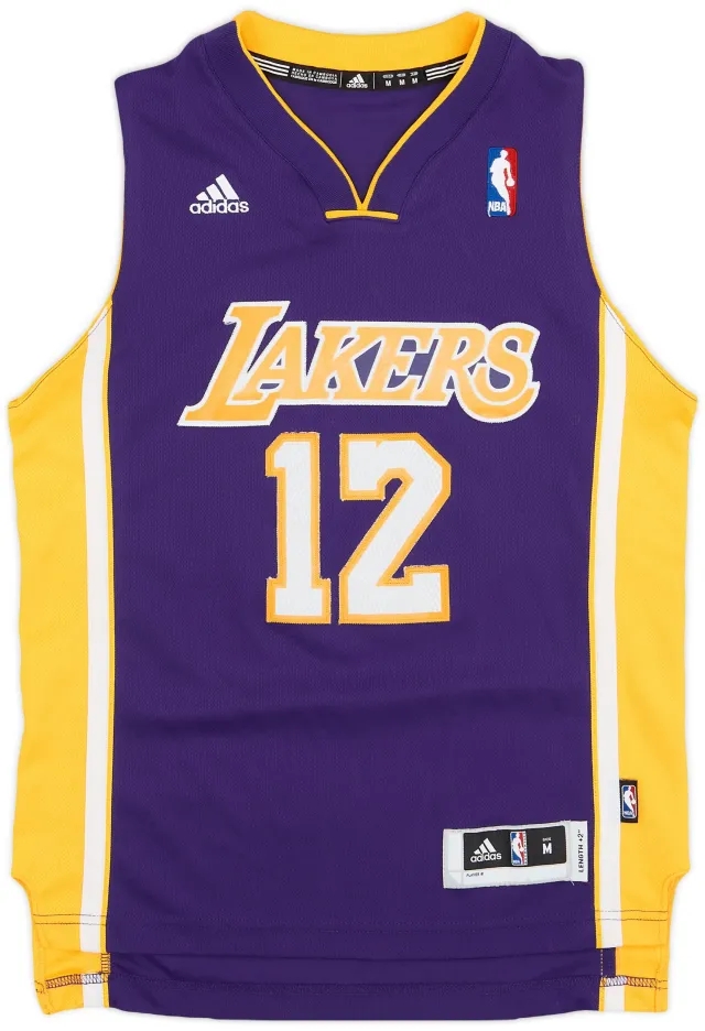 2012-13 LA Lakers Howard #12 adidas Swingman Away Jersey - 7/10 - (M.Boys)