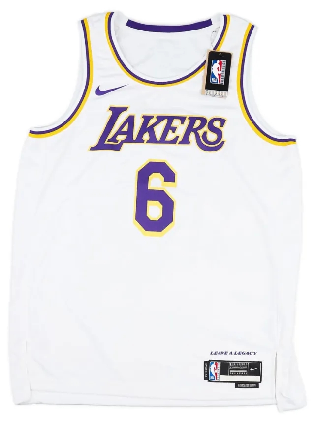 2021-23 LA Lakers James #6 Nike Swingman Home Jersey (L)