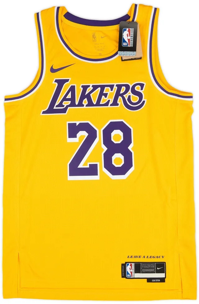 2023-24 LA Lakers Hachimura #28 Nike Swingman Away Jersey (M)
