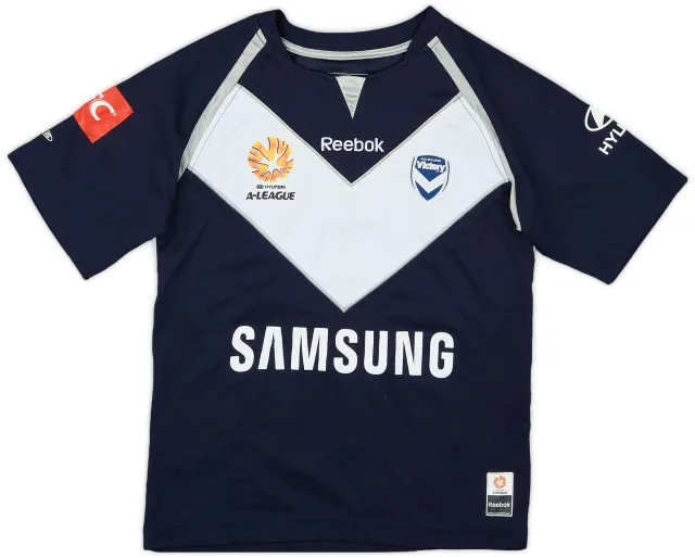 Reebok 2007-08 Melbourne Victory Home Shirt - 7/10 - (S.Boys)