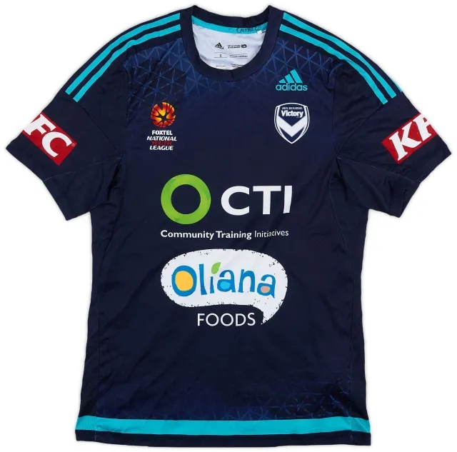 adidas 2015-16 Melbourne Victory Youth Home Shirt - 8/10 - (S)