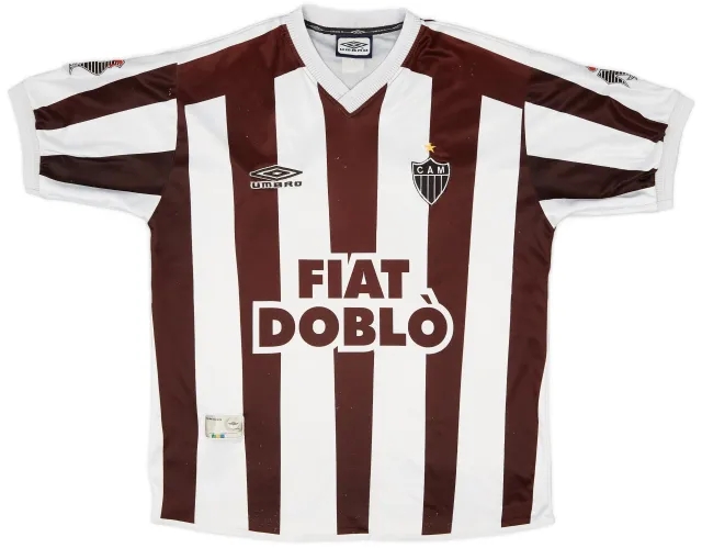 Umbro 2002 Atletico Mineiro Home Shirt #7 - 7/10 - (L)