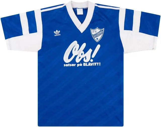 adidas 1986 IFK Nykoping Match Issue Away Shirt #11