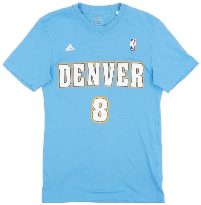 2013-14 Denver Nuggets Gallinari #8 adidas Tee - 6/10 - (XS)