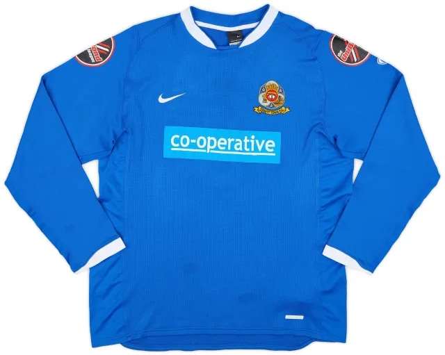 Nike 2006-07 Ossett Town Home L/S Shirt #3 - 6/10 - (XL)