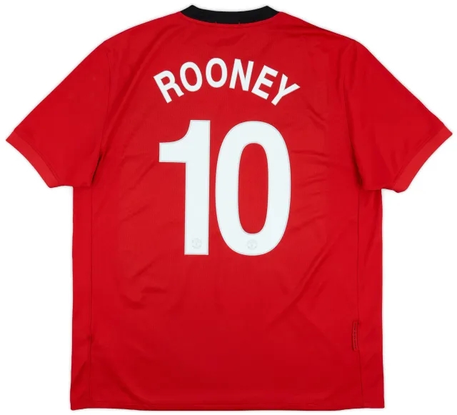Nike 2009-10 Manchester United Home Shirt Rooney #10 - 6/10 - (XL)
