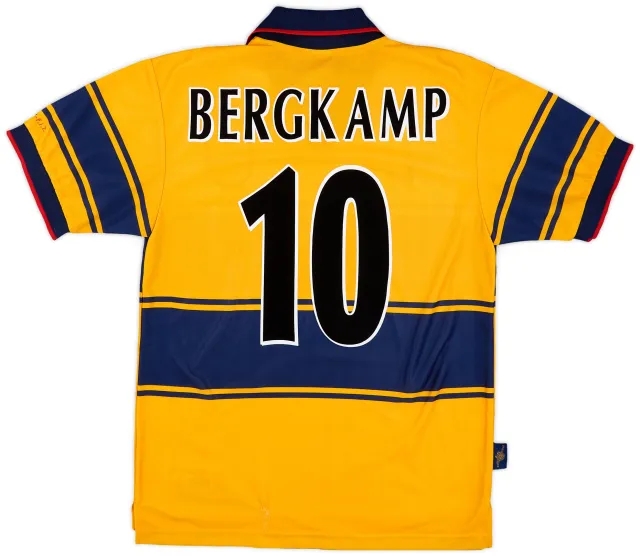 Nike 1997-99 Arsenal Away Shirt Bergkamp #10 - 5/10 - (S)