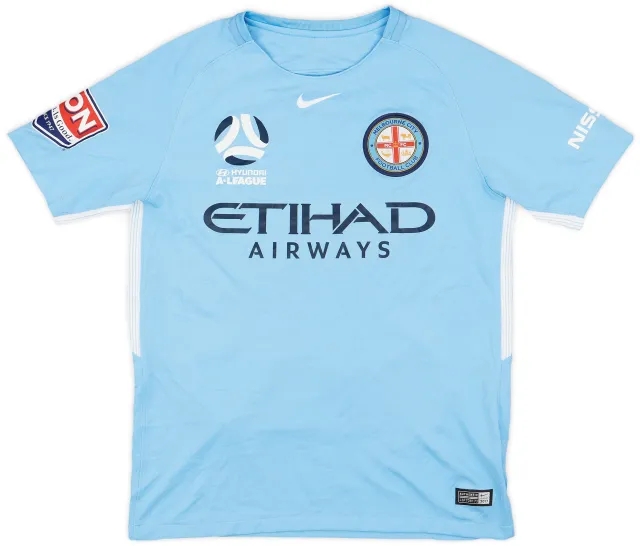 Nike 2017-18 Melbourne City Home Shirt - 8/10 - (XL)