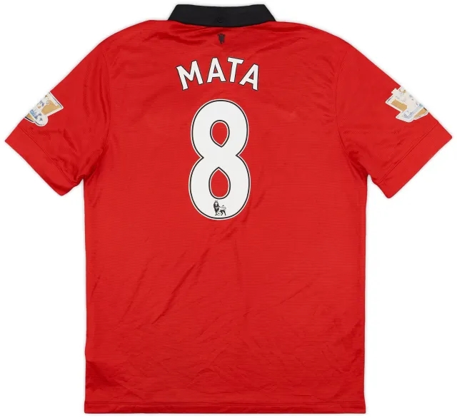 Nike 2013-14 Manchester United Home Shirt Mata #8 - 6/10 - (L)