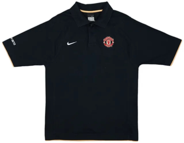 2006-07 Manchester United Nike Polo Shirt - 9/10 - (M)