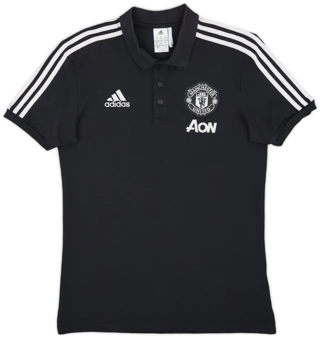 2017-18 Manchester United adidas Polo Shirt - 9/10 - (M)