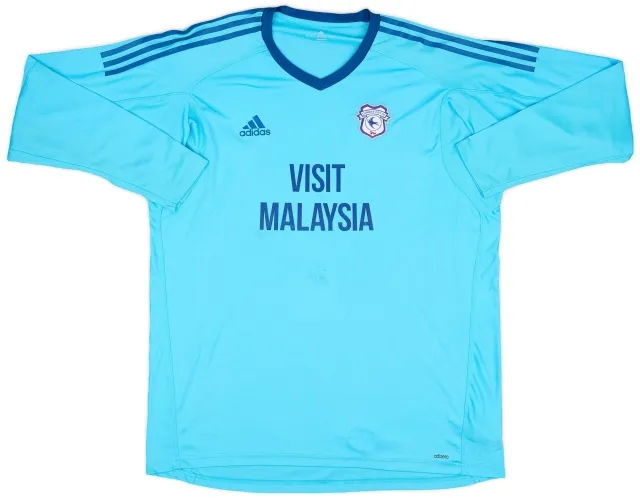adidas 2017-18 Cardiff City GK Shirt - 7/10 - (XXL)