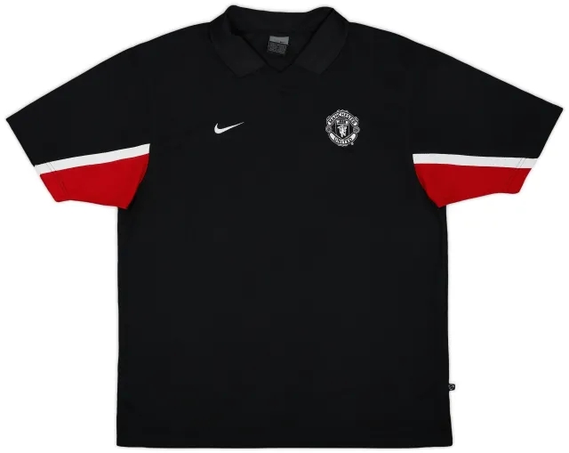 2003-04 Manchester United Nike Polo Shirt - 9/10 - (L)