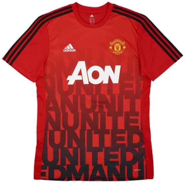 2016-17 Manchester United adidas Training Shirt - 9/10 - (L)