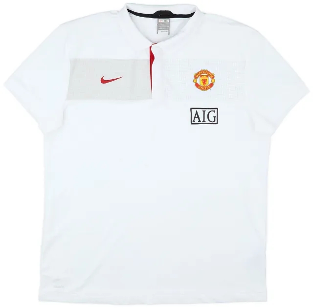 2009-10 Manchester United Nike Polo Shirt - 10/10 - (XXL)